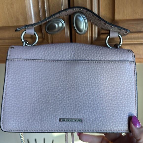 REBECCA MINKOFF TWO-WAY FLAP BAG, MAUVE - Picture 7 of 11